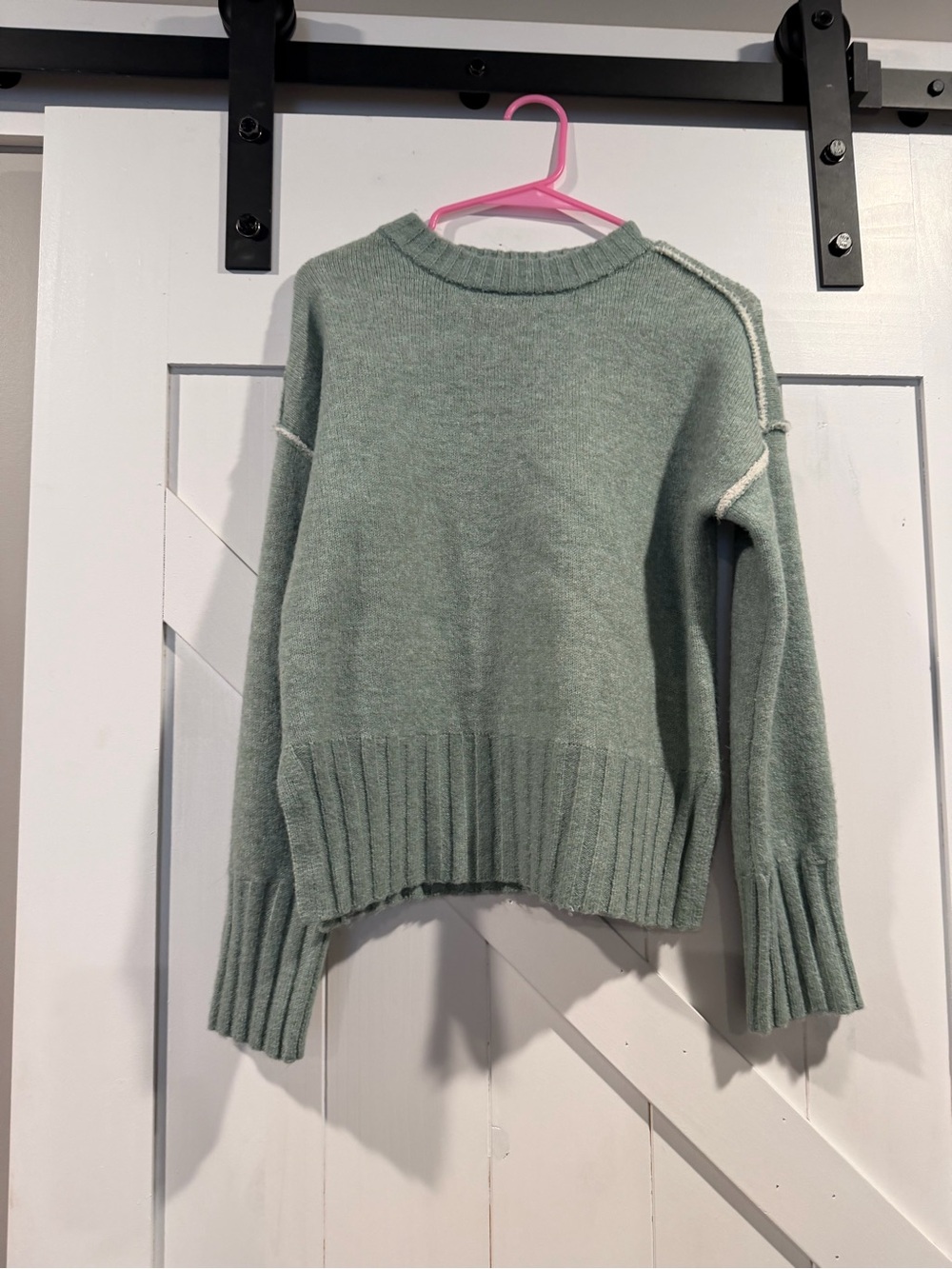 T.J.Maxx Soft Sage Crewneck Sweater